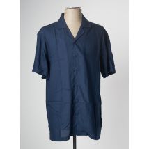 TIFFOSI - Chemise manches courtes bleu en viscose - Homme - Taille S - Modz