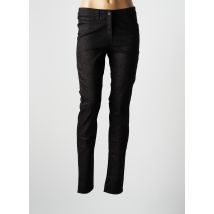 BRANDTEX - Pantalon slim noir en coton - Femme - Taille 36 - Modz
