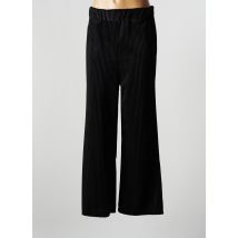 BISCOTE - Pantalon large noir en polyester - Femme - Taille 38 - Modz