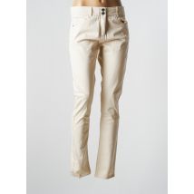 LOLA ESPELETA - Pantalon droit beige en coton - Femme - Taille 40 - Modz