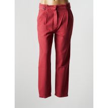 HARRIS WILSON - Pantalon droit rouge en coton pour femme - Taille 38 - Modz