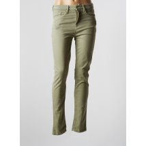 DESGASTE - Pantalon slim vert en lyocell - Femme - Taille 34 - Modz