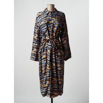 VILA - Robe mi-longue bleu en viscose - Femme - Taille 42 - Modz