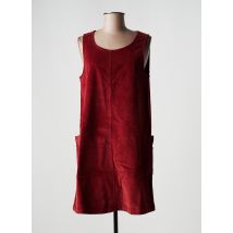 VILA - Robe courte marron en coton pour femme - Taille 38 - Modz