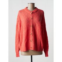 EDC - Gilet manches longues orange en acrylique - Femme - Taille 42 - Modz
