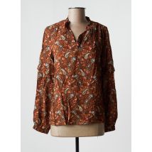 C'EST BEAU LA VIE - Blouse marron en viscose - Femme - Taille 40 - Modz