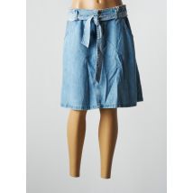ERAM - Jupe mi-longue bleu en coton - Femme - Taille 46 - Modz