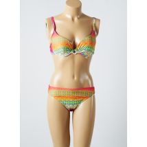 OCEAN WEAR - Maillot de bain 2 pièces rose en polyester - Femme - Taille 42 - Modz