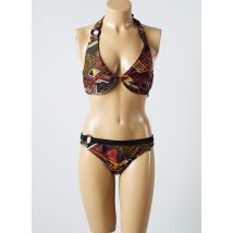 OCEAN WEAR - Maillot de bain 2 pièces marron en polyamide - Femme - Taille 44 - Modz