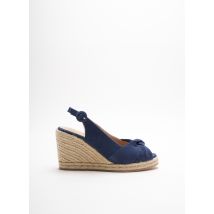 BOBBIES - Espadrilles bleu en cuir - Femme - Taille 36 - Modz