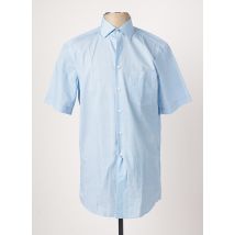 SEIDEN STICKER - Chemise manches courtes bleu en coton pour homme - Taille S - Modz