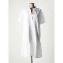 VERA MONT - Robe mi-longue blanc en coton pour femme - Taille 40 - Modz