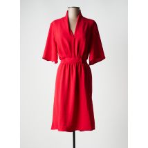 JULIE GUERLANDE - Robe mi-longue rouge en polyester pour femme - Taille 40 - Modz
