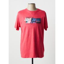 TIFFOSI - T-shirt rose en coton - Homme - Taille S - Modz