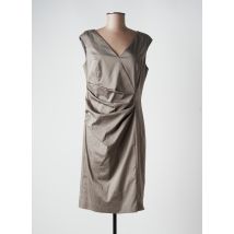 VERA MONT - Robe mi-longue gris en coton - Femme - Taille 42 - Modz
