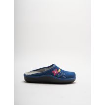 SEMELFLEX - Chaussons/Pantoufles bleu en textile pour femme - Taille 36 - Modz