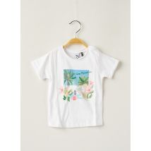3 POMMES - T-shirt blanc en polyester - Fille - Taille TU - Modz