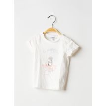 3 POMMES - T-shirt blanc en polyester - Fille - Taille TU - Modz