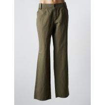 NEW MAN - Pantalon large vert en coton pour femme - Taille 46 - Modz