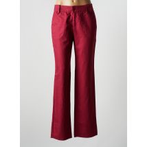 NEW MAN - Pantalon large rouge en coton pour femme - Taille 38 - Modz