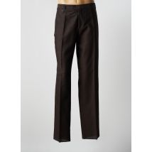 KAMAO - Pantalon slim marron en lin - Homme - Taille 40 - Modz