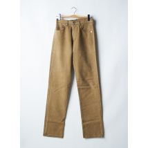 NEW MAN - Pantalon slim beige en coton - Homme - Taille 38 - Modz
