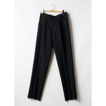 BRUNO SAINT HILAIRE - Pantalon droit noir en polyester - Homme - Taille 40 - Modz