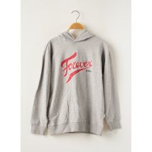 GARCIA - Sweat-shirt à capuche gris en coton pour enfant - Taille 12 A - Modz