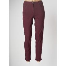 JOCAVI - Pantalon slim rouge en coton - Femme - Taille 46 - Modz