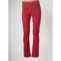 KANOPE - Pantalon slim rouge en coton - Femme - Taille 36 - Modz