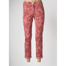 EAST DRIVE - Pantalon slim rose en coton pour femme - Taille 36 - Modz