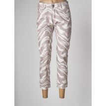 PARA MI - Pantalon 7/8 gris en polyester - Femme - Taille 38 - Modz