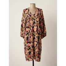 SIGNE NATURE - Robe mi-longue noir en viscose - Femme - Taille 42 - Modz