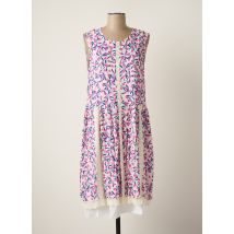 CRISTINA GAVIOLI - Robe mi-longue rose en coton - Femme - Taille 40 - Modz