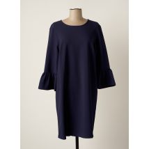 IMITZ - Robe mi-longue bleu en polyester - Femme - Taille 40 - Modz