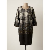 MC PLANET - Robe mi-longue noir en polyester - Femme - Taille 38 - Modz