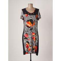 FRANCE RIVOIRE - Robe mi-longue noir en viscose - Femme - Taille 38 - Modz