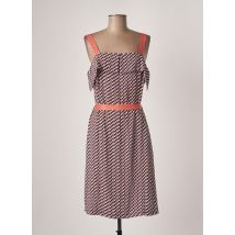 ANDAMIO - Robe mi-longue orange en polyester - Femme - Taille 40 - Modz