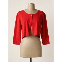 DOLCEZZA - Boléro rouge en coton pour femme - Taille 42 - Modz