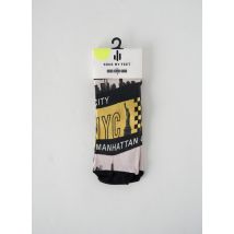 SOCK MY FEET - Chaussettes jaune en coton - Homme - Taille 39 - Modz