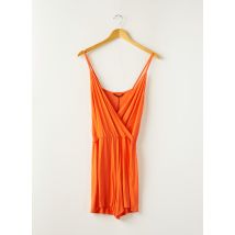 ONLY - Combishort orange en viscose - Femme - Taille 36 - Modz