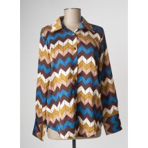 NEW COLLECTION - Chemisier marron en polyester - Femme - Taille 40 - Modz
