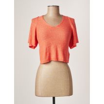 JACQUELINE DE YONG - Pull orange en acrylique - Femme - Taille 38 - Modz