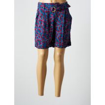 ICHI - Bermuda bleu en viscose - Femme - Taille 36 - Modz