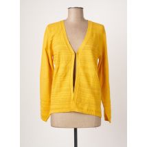 BARBARA LEBEK - Gilet manches longues jaune en modal - Femme - Taille 38 - Modz