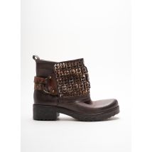 LOOKING - Bottines/Boots marron en cuir - Femme - Taille 38 - Modz