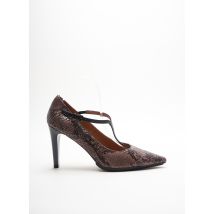 HISPANITAS - Escarpins marron en cuir pour femme - Taille 40 - Modz