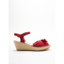 LA MAISON DE L'ESPADRILLE - Espadrilles rouge en textile pour femme - Taille 40 - Modz