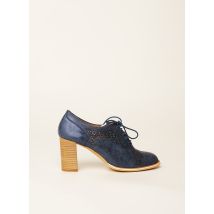 HISPANITAS - Derbies bleu en cuir - Femme - Taille 40 - Modz