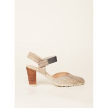 HISPANITAS - Sandales/Nu pieds beige en cuir - Femme - Taille 40 - Modz